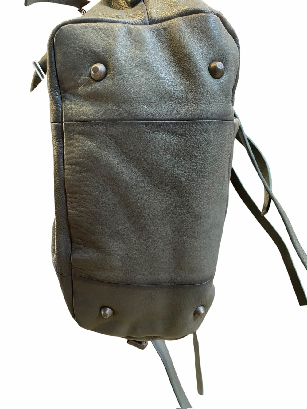 Free People Baby Emerson Olive Green Leather Shoulder Bag - Picture 5 of 12